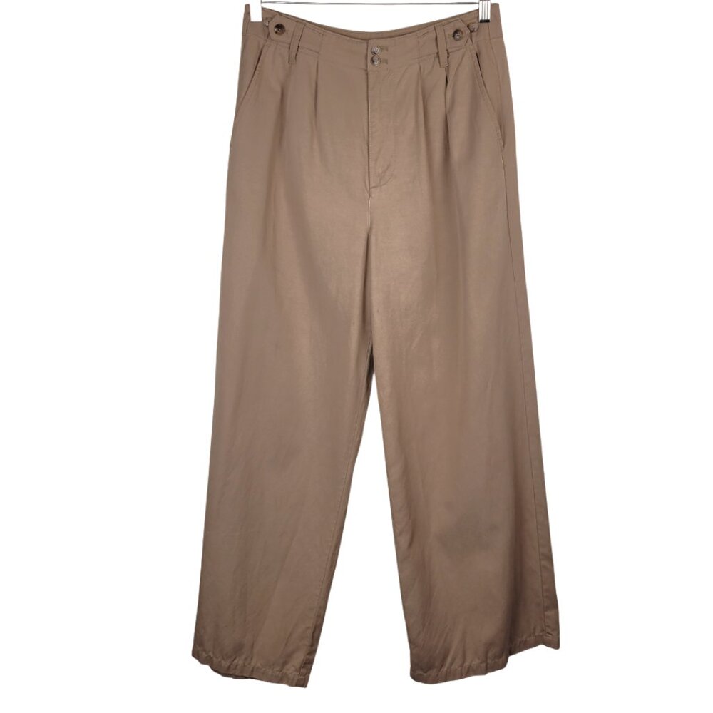MADEWELL Women's Tan Wide-Leg Pants size 6